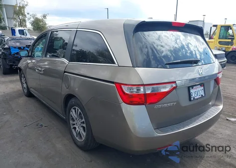 2013 Honda Odyssey Ex-L z USA, uszkodzony, nr VIN 5FNRL5H69DB074254